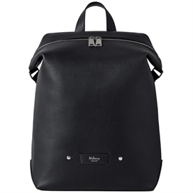 Mulberry Rye Backpack Black Supple Calf